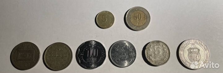 Монеты и купюры разных стран