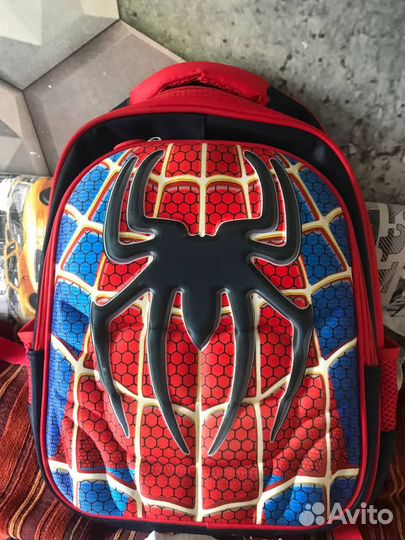 Рюкзак школьный человек паук