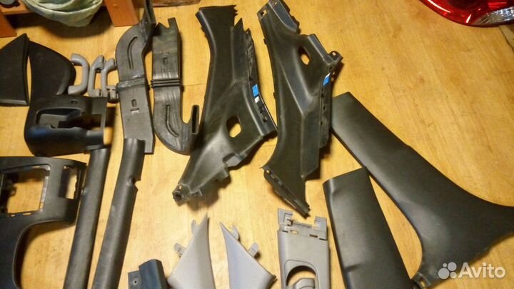 Пластик салона Hyundai solaris 1 до рест