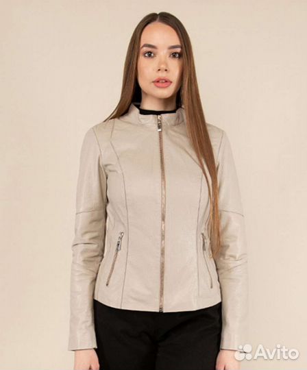Куртка кожаная женская 48 размер