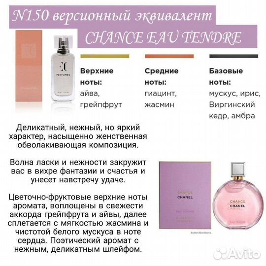 Духи женские Chance Eau Tendre Chanel
