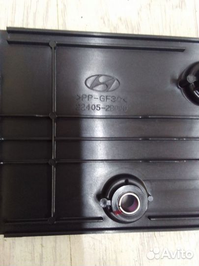 Крышка накладка двигателя декоративная Hyundai sol