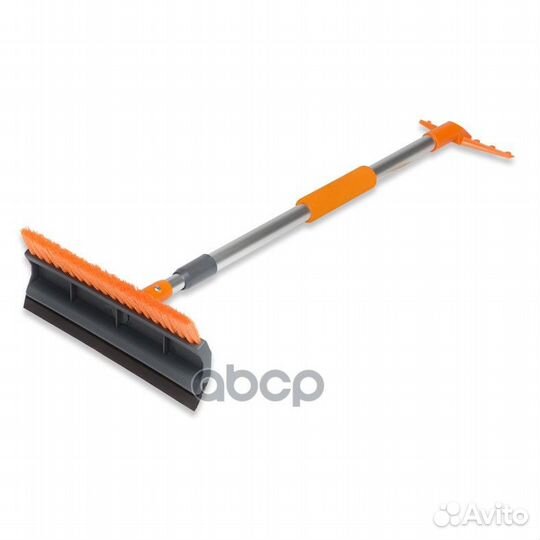 Щетка от снега и льда с водосгоном и телескопич