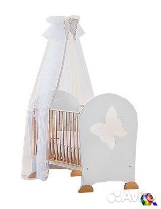 Детская кроватка с ящиком erbesi