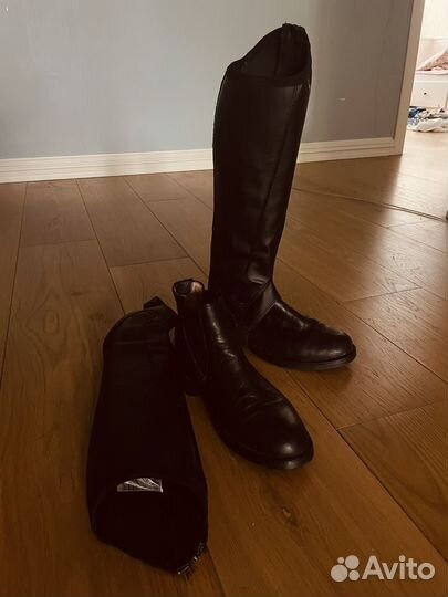 Ботинки и краги для верховой езды 36