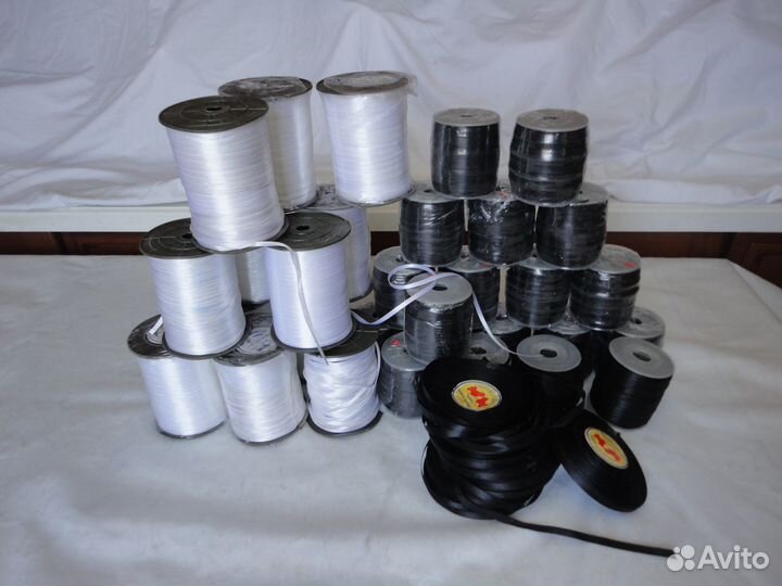 Лента атласная 3 мм,6 мм,бобинами,Тайвань