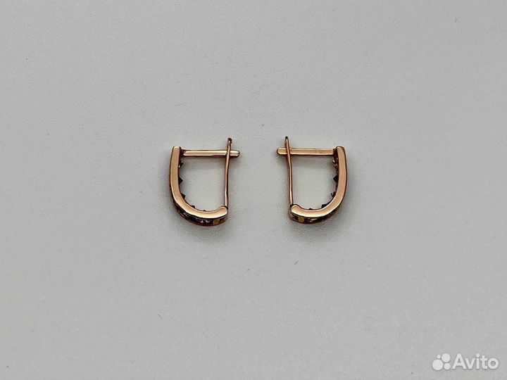 Золотые серьги 585 пробы