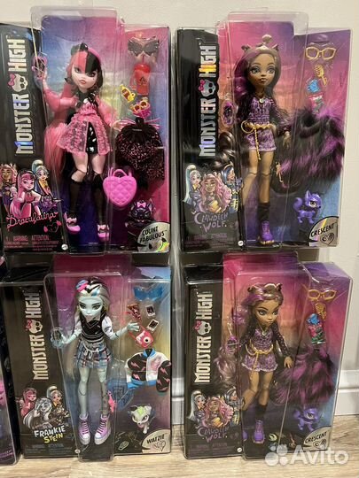 Куклы монстер хай новые в коробках
