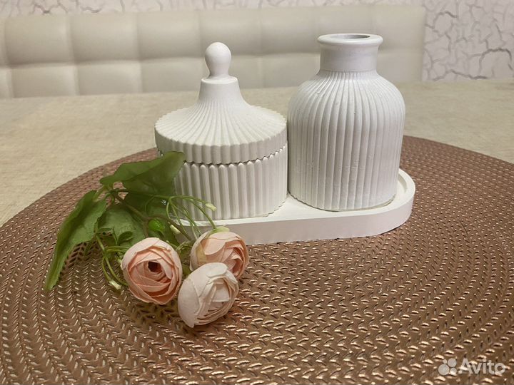 Подарочный набор из гипса