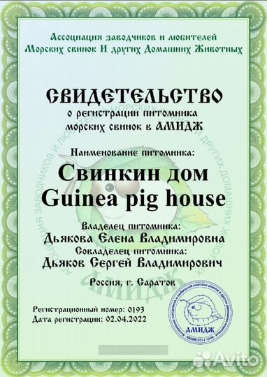 Корм для морских свинок и кроликов