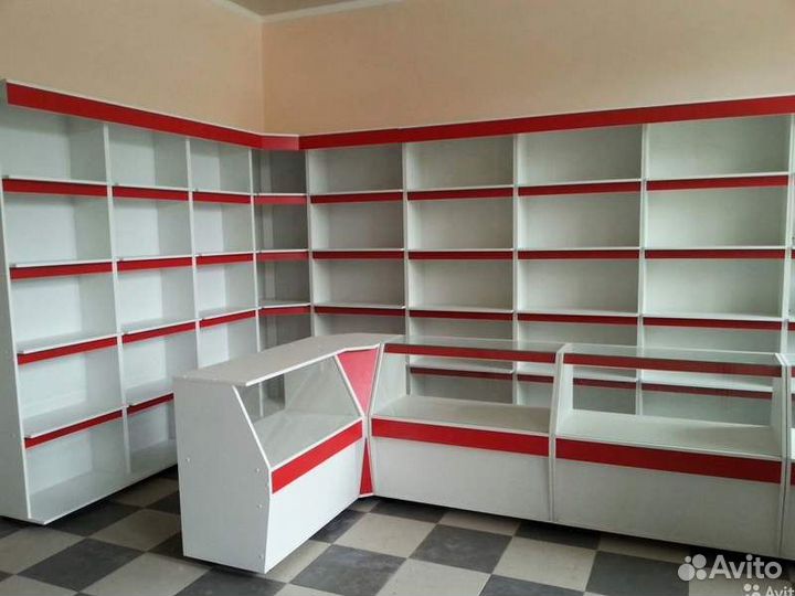 Полки стеллажи витрины торговое оборудование
