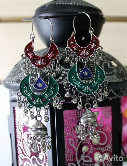 Индийские серьги