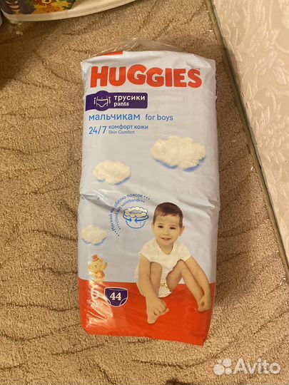 Подгузники трусики huggies 6