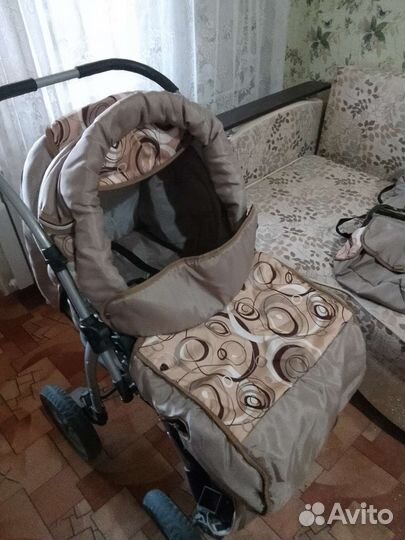 Коляска трансформер 3 в 1 бу