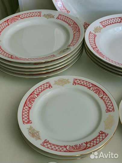 Предметы сервиза Чехословакия Богемия