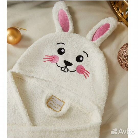 Новое детское полотенце с капюшоном