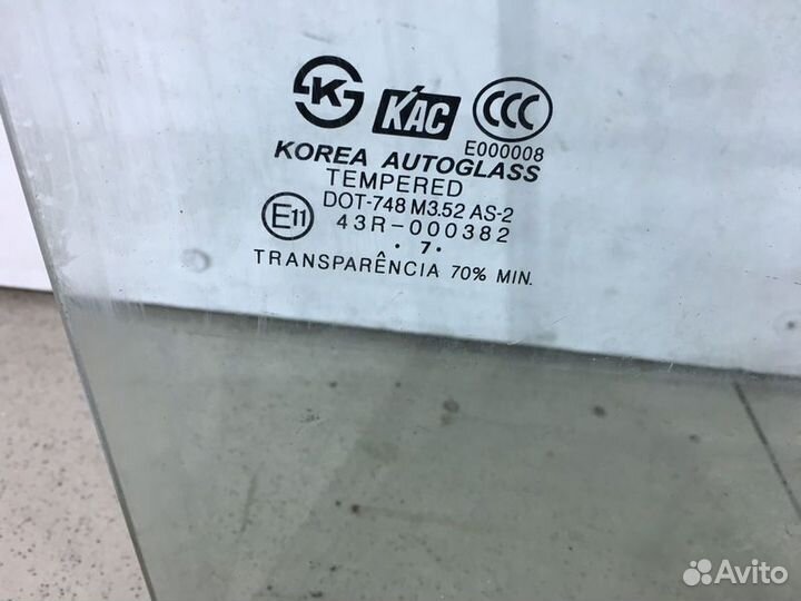 Стекло передней правой двери