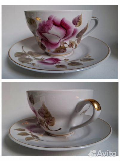 Большая чайная пара Кремгэс, СССР