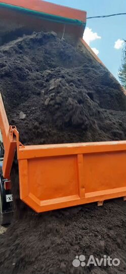 Грунт для садовых цветов, чернозем, почва, песок