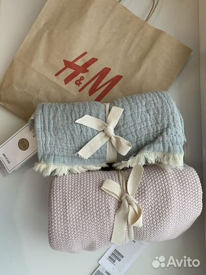 Детский вязанный плед H&M Home