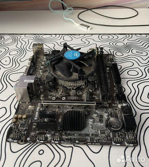 Комплект материнская плата и процессор i5 8400