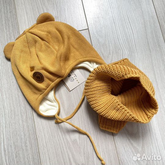 Шапка+снуд новые Sokoke