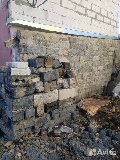 Шлакоблок бу бесплатно