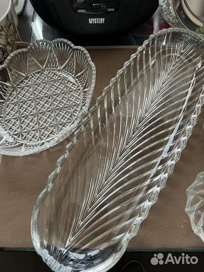 Посуда стекло хрусталь СССР и современное