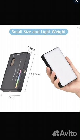 Видео свет для съемки w140rgb