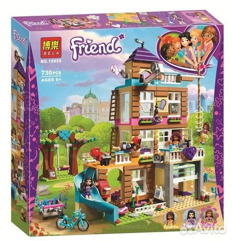 Конструктор Дом Дружбы / Подружки 868 деталей (Fri
