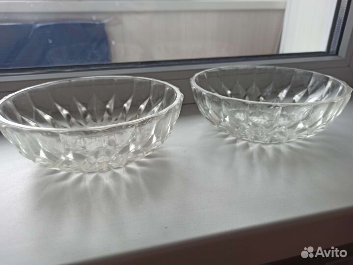 Конфетница / салатница СССР / хрусталь