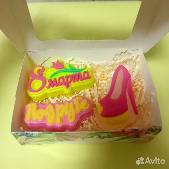 Мыло ручной работы к 8 марта