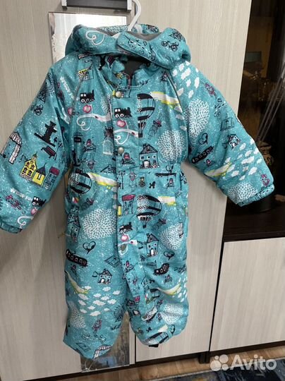 Зимний комбинезон для девочки 98