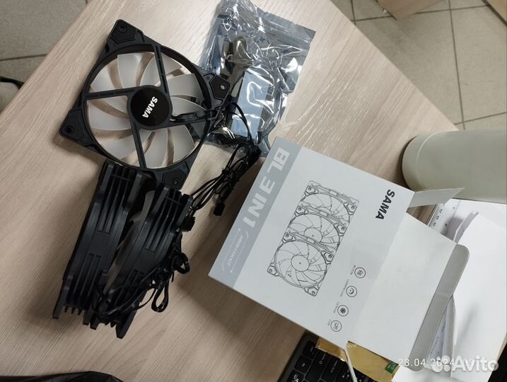 Кулеры вентиляторы 120 мм argb с контроллером