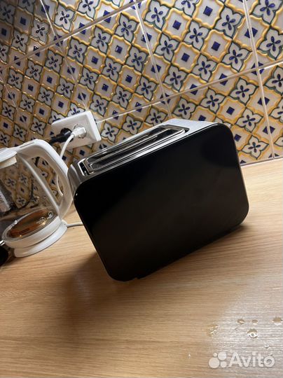 Тостер dexp black retro