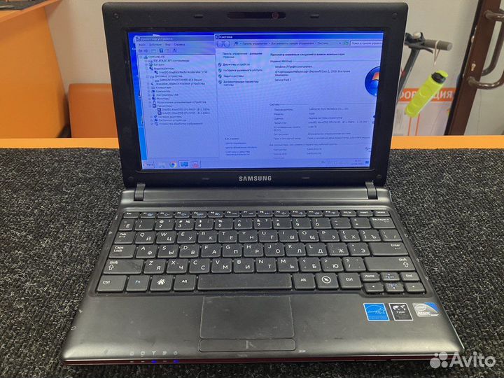 Ноутбук Samsung N100 Atom N435/2GB RAM/320GB HDD