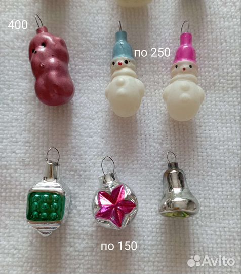 Елочные игрушки СССР