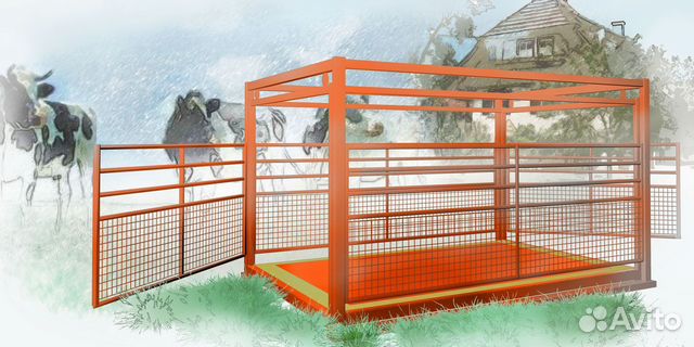 Весы для взвешивания животных (скотские)