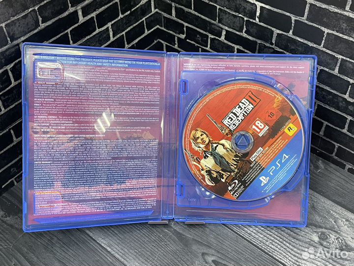 Диск на PS4 Red Dead Redemption 2