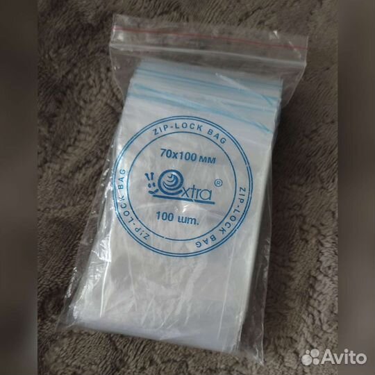 Пакеты zip-lock 70*100 мм