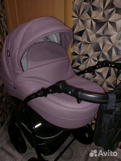 Коляска Indigo Special Lux 3в1 экокожа