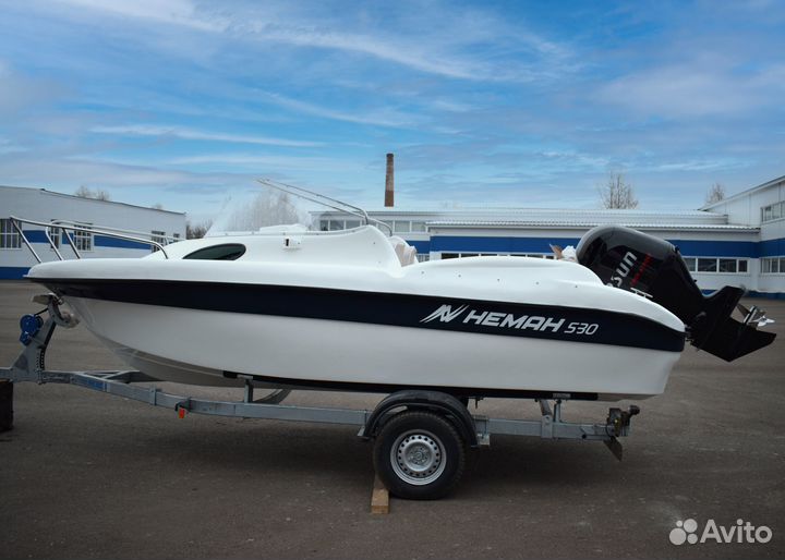 Новый катер с каютой Neman 530 от производителя