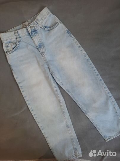 Джинсы голубые для девочки, 134