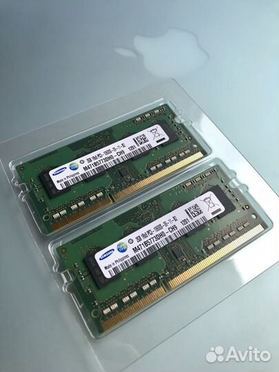 Samsung DDR3-1333MHz 2GBx2 для Apple MacBook и Mac