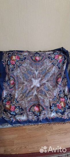 Павловопосадский платок шерсть