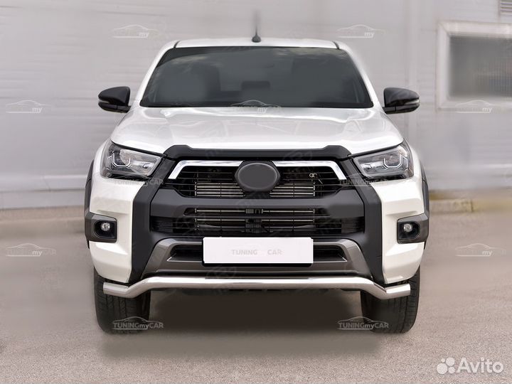 Защита бампера Toyota Hilux Black Onyx