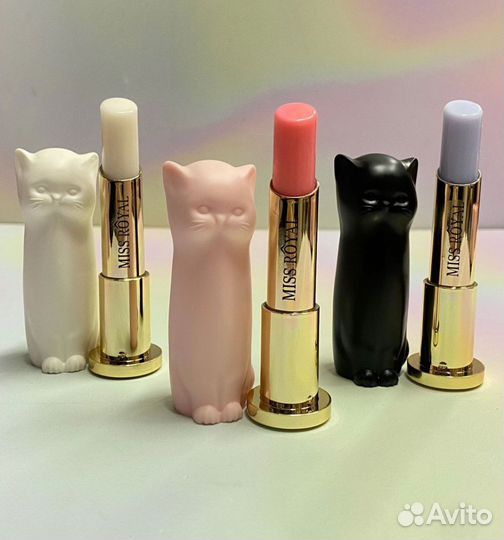 Бальзам для губ котик набор