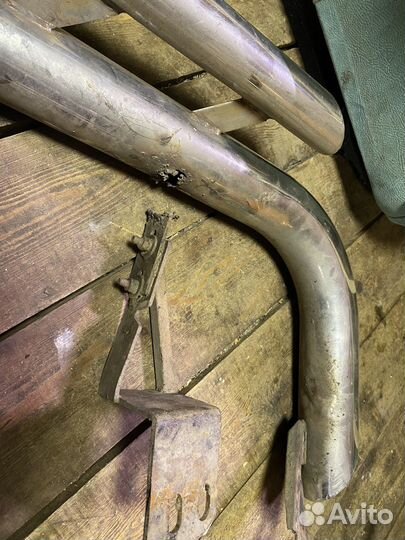 Защита заднего бампера prado 150