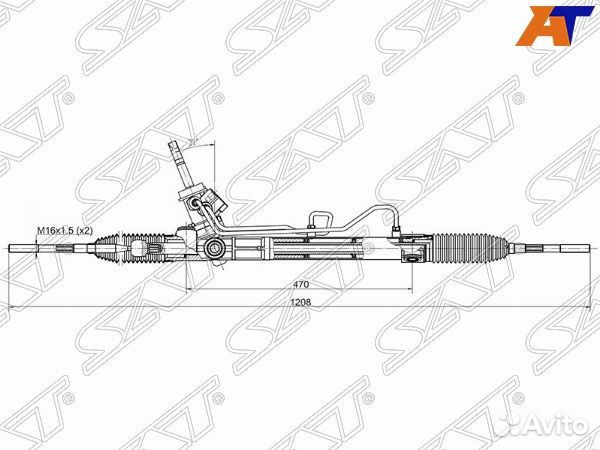 Рейка рулевая chevrolet lacetti