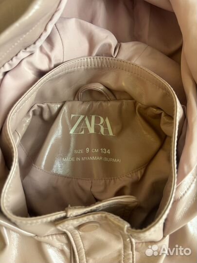 Куртка из экокожи Zara р.134